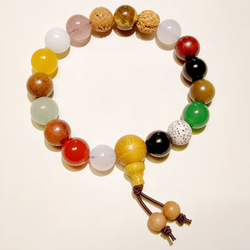 Eighteen-Seed Bud Bead Bracelet - Attracts Wealth& Luck