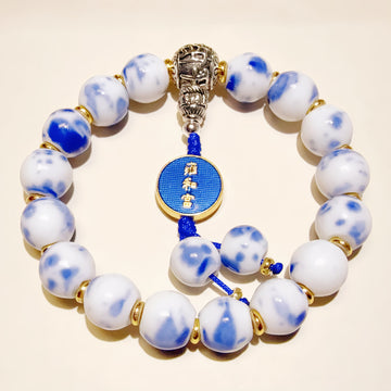 Five Blessings Multi-Treasure Bracelet – Fortune, Prosperity & Harmony