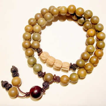 Old Green Sandalwood Harmony Bracelet – A Timeless Talisman for Mindfulness & Balance