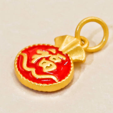Red Money Bag Feng Shui Fu Charm – Embrace Wealth and Blessings