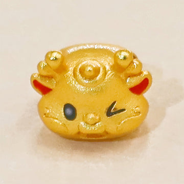 Chinese Dragon Gold Plating Charm – Attract Fortune, Harness Positive Energy