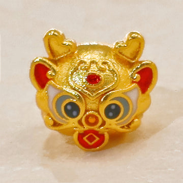 Fortune Dragon Gold Charm – Symbol of Prosperity and Strength