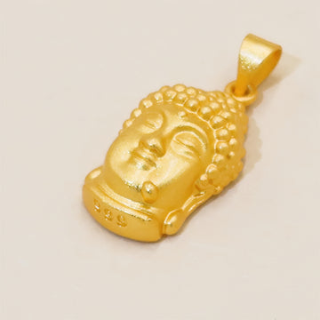 Bud Head Gold Plating Charm – Embrace Protection, Attract Positive Energy