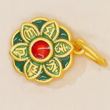 Lotus Bud Gold Plating Charm - Embrace Divine Energy, Attract Blessings
