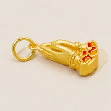 Namaste Gold Charm – Embrace Peace and Positivity