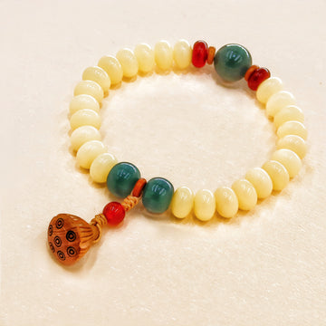 Milk Bean Lotus Pod Bodhi Bracelet – Cleanse Negative Energy & Balance Your Chakras
