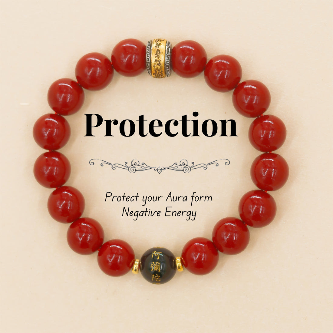 Twelve Zodiac Protectors Cinnabar Bracelet-Peace&Prosperity