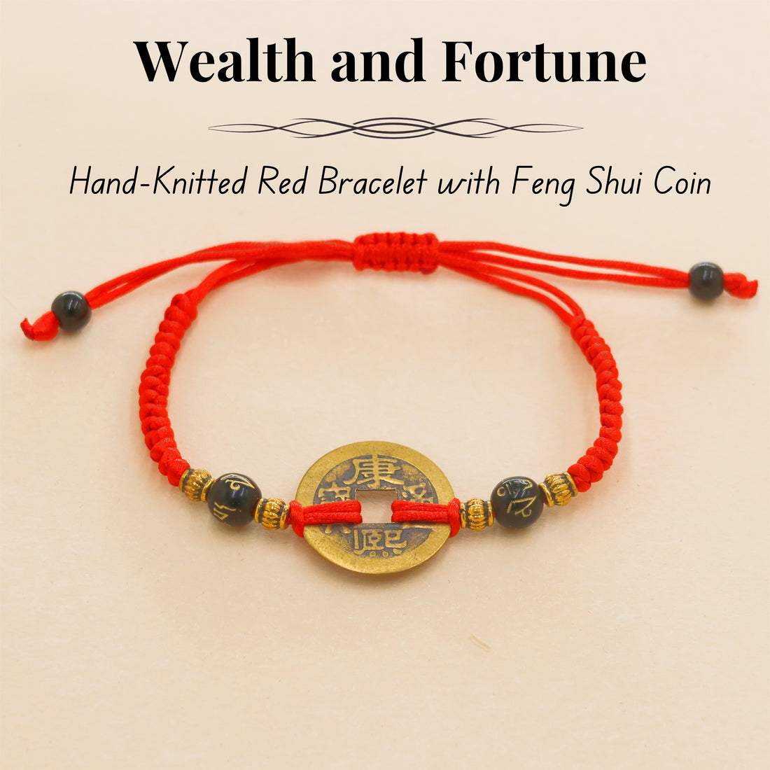 Feng Shui Coin Wealth Bracelet-Wealth & Protection