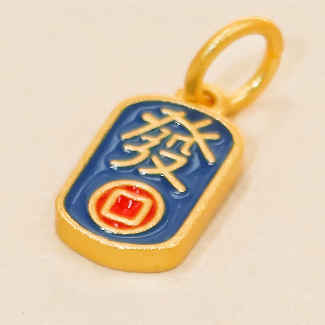 Lucky Fa Gold Charm – Wealth, Abundance, and Flourishing Success