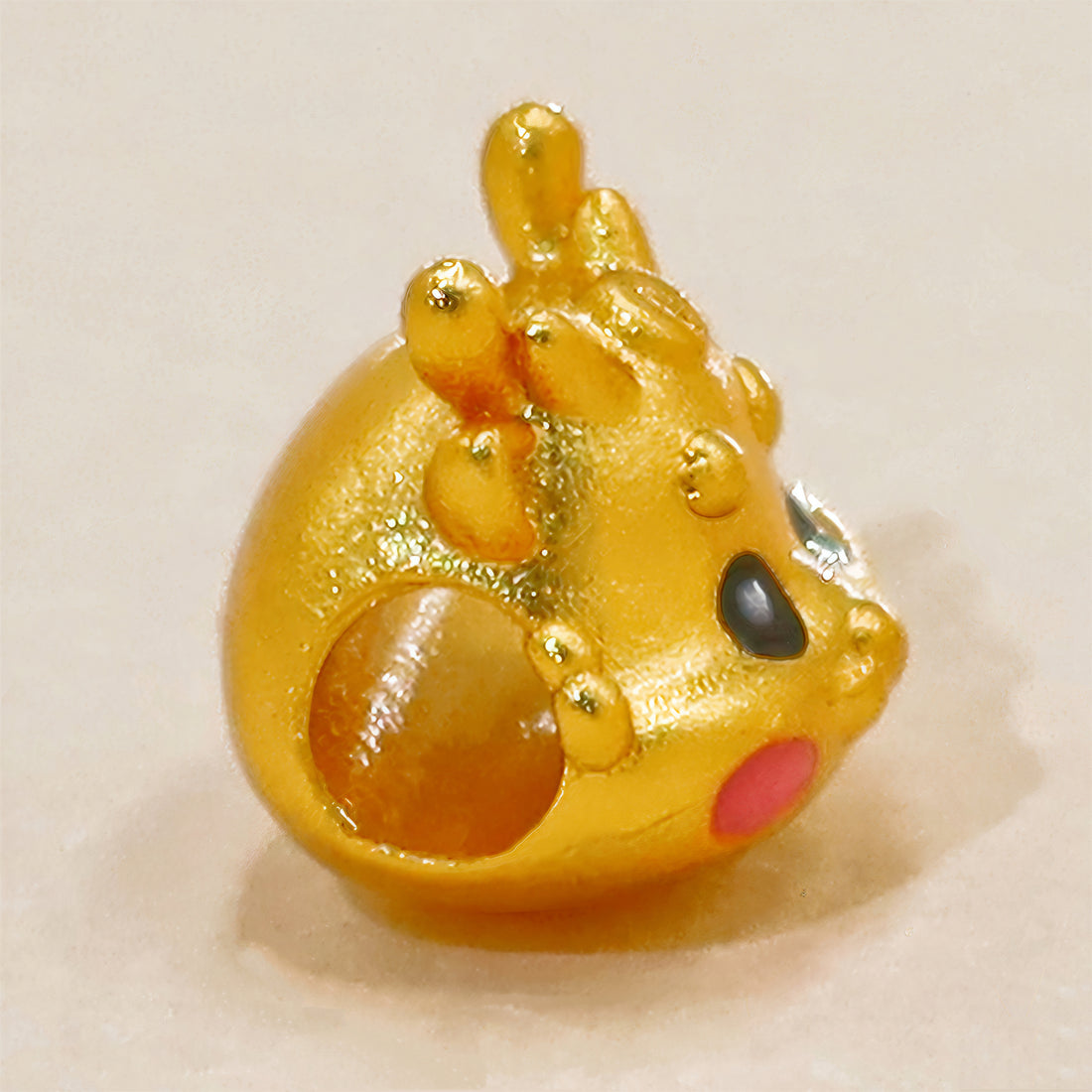 Prosperity Dragon Gold Charm – Attract Good Luck & Prosperity