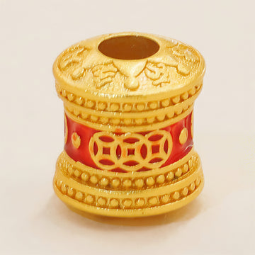 Om Mani Padme Hum Prayer Wheel Charm – Embrace Healing and Spiritual Growth