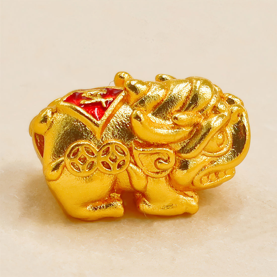 Wealth Pi Xiu Guardian Gold Charm – Embrace Fortune and Protection