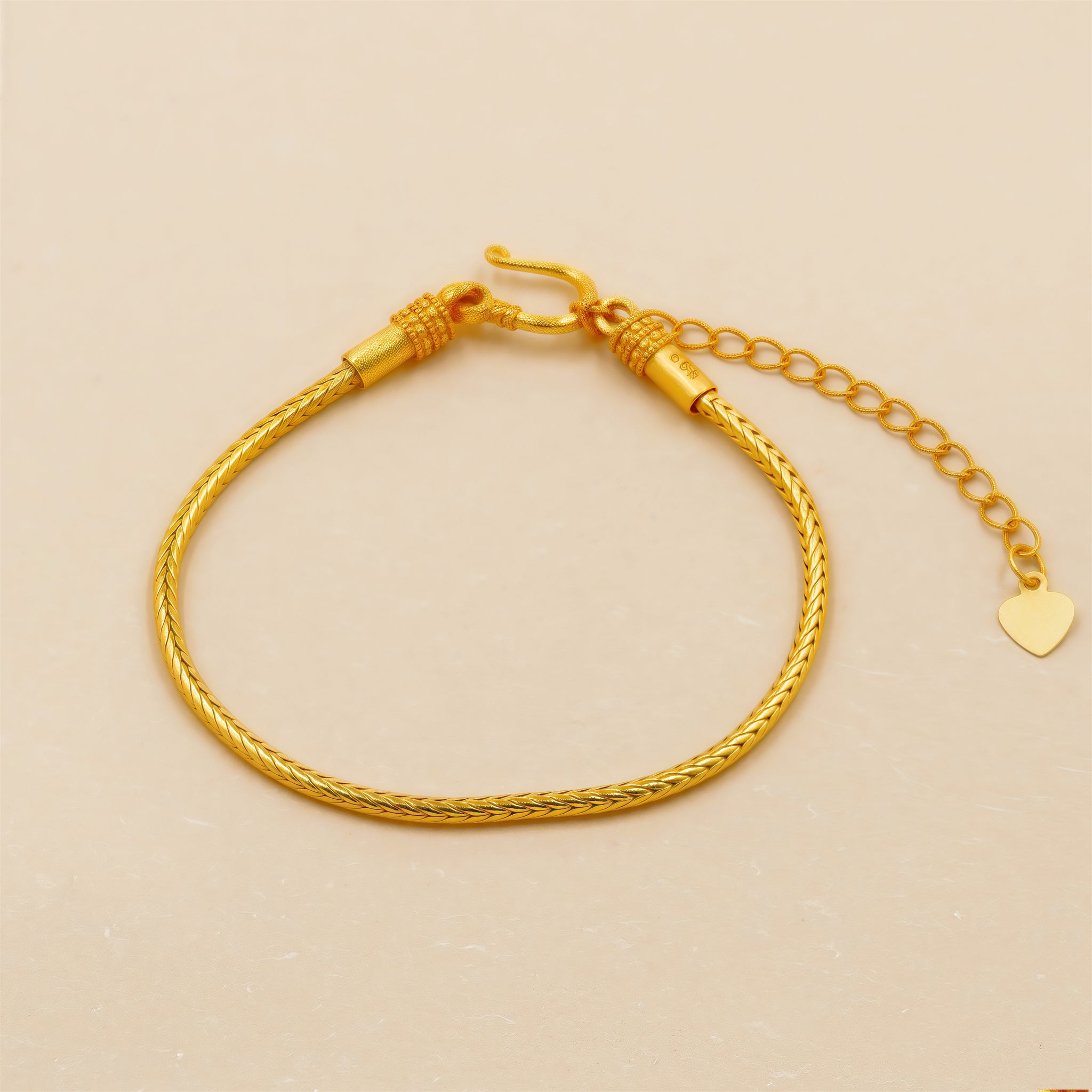 Gold-Plated Snake Bracelet